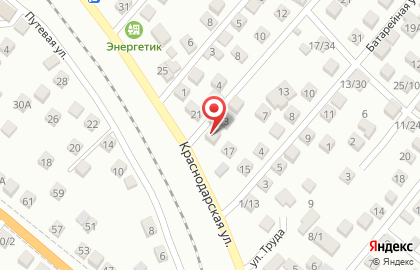 Продовольственный магазин в Новороссийске на карте