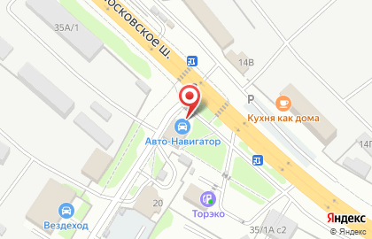 Торговая фирма Автопалитра на Московском шоссе на карте