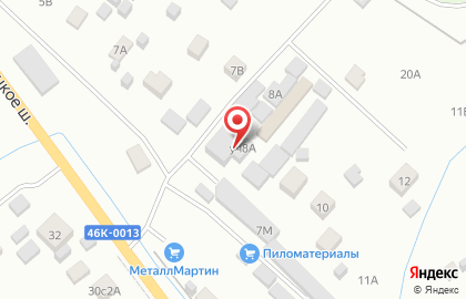 Мосблоки на улице Третьего Интернационала на карте