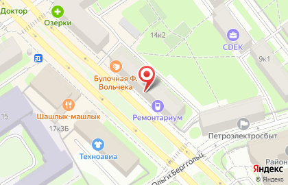 Диагностический центр Хеликс Елизаровский на карте