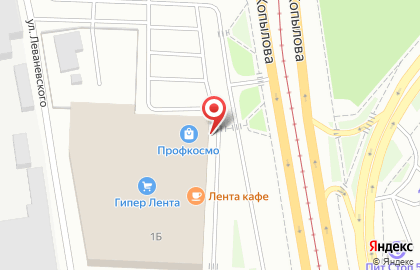 Гипермаркет Лента на улице Копылова на карте