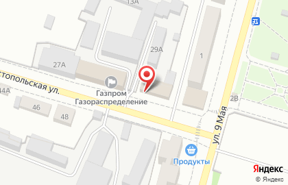Арзамасгоргаз на Севастопольской улице на карте