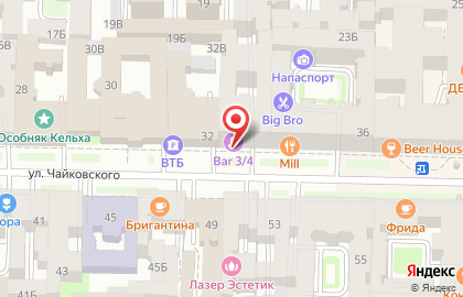 Карамель на улице Чайковского на карте