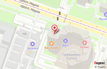 B&B барбершоп Академическая на карте