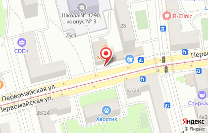 Стоп-кадр на улице Первомайская на карте