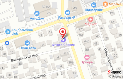 RЕHAU на Рашпилевской улице на карте