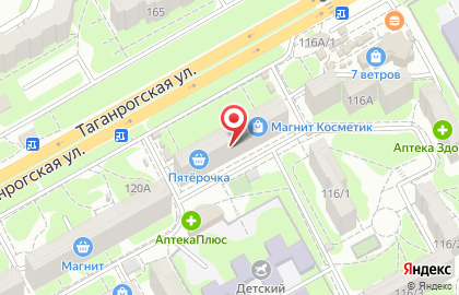 Киви на Таганрогской улице на карте