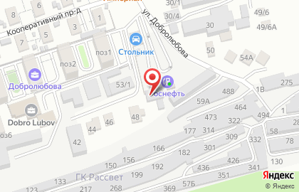 Автостоянка в Ставрополе на карте