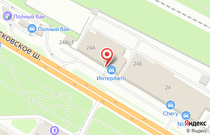 Автосалон Chery на Московском шоссе на карте