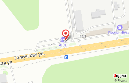 Газтрейдавто на Галичской улице на карте