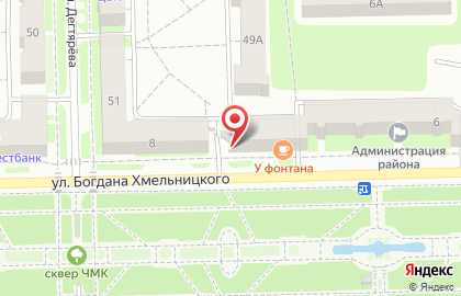 Магазин Арго на улице Богдана Хмельницкого на карте