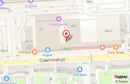 Телец на Советской улице на карте