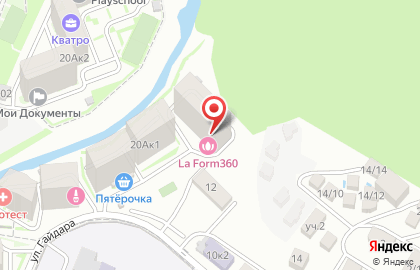 Центр красоты и здоровья La Form360 на карте