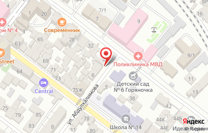 Продуктовый магазин в Махачкале на карте