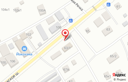 Продуктовый магазин Ягодка в Якутске на карте