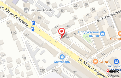 Компания ОКНА строй на улице Ю.Гагарина на карте