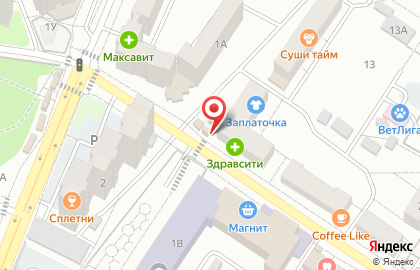 Киоск по продаже фруктов и овощей в Воронеже на карте