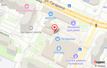 Магазин колбасных изделий Рублёвский на улице Гагарина в Жуковском на карте