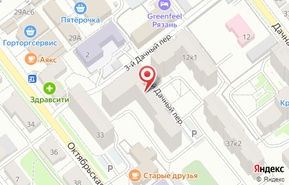 Частное охранное предприятие Барс на Октябрьской улице на карте