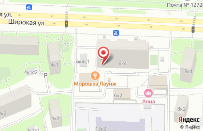 На Широкой на карте