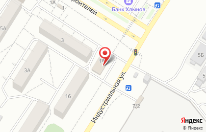 Банкомат УБРиР на Индустриальной улице на карте