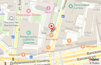 Траттория Semplice на Пятницкой улице на карте