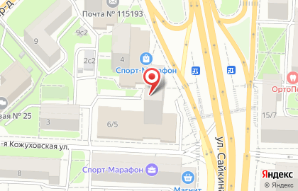 Общественный пункт охраны порядка Южного административного округа в Москве на карте
