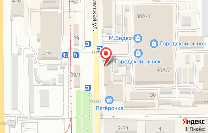 Микрокредитная компания Экспресс займы на Уфимской улице на карте