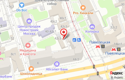 Компания по продаже текстиля для дома ДеНастия на Новокузнецкой улице на карте