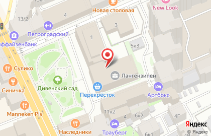 ООО БАЛТИНВЕСТ на Малой Монетной улице на карте