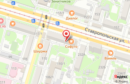Салон оптики Джесвик на Ставропольской улице на карте