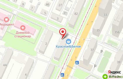 Магазин строительных материалов в Железнодорожном районе на карте