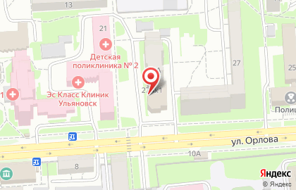 Россия, ОСАО на улице Орлова на карте