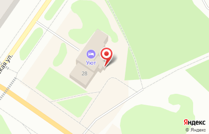 Гоcтиница Уют на карте
