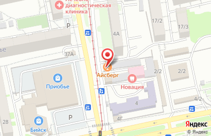 Кафе-бар Айсbeerg на карте