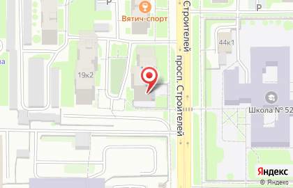 Детский центр РостОК на проспекте Строителей на карте