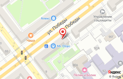 Магазин разливного пива Бойлерное со Дна в Советском районе на карте