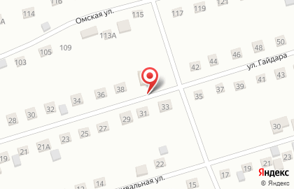 Продуктовый магазин на улице Гайдара на карте