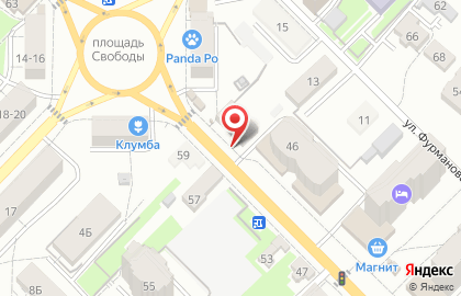Магазин цветов в Рязани на карте