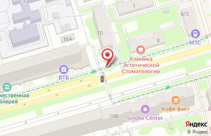 Первая полоса на улице Ленина на карте