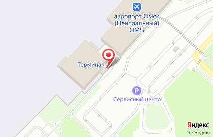 Таможенный пост Аэропорт Омск на карте