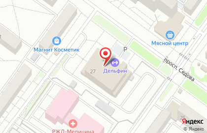 Кокетка на проспекте Седова на карте