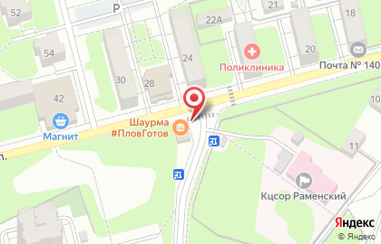 Продуктовый магазин в Москве на карте