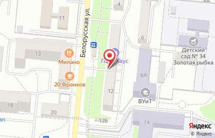 Колибри на Белорусской улице на карте