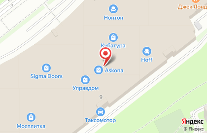 Салон Askona в Фрунзенском районе на карте