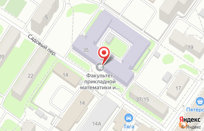 Тверской государственный университет в Твери на карте