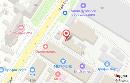 Магазин Советский Союз в Центральном районе на карте