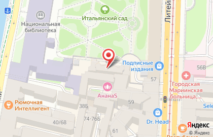 Страховая компания Двадцать первый век на метро Площадь Восстания на карте