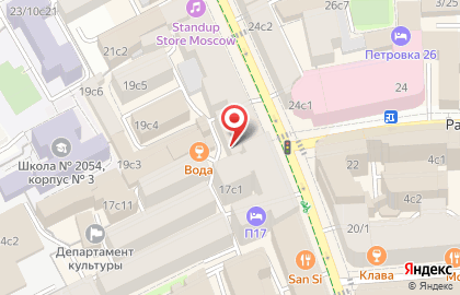 ОДС Жилищник района Тверской на метро Чеховская на карте