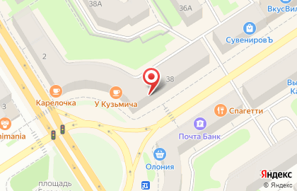 Салон сотовой связи МТС на проспекте Ленина, 38 на карте